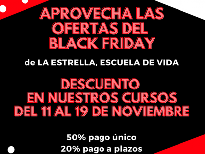 Black Friday 2021 en La Estrella, Escuela de Vida